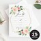 Bliss Collections All Occasion Invitations with Envelopes, Geometric Floral, Cards for Your Wedding, Reception, Bridal or Baby Shower, Engagement and Birthday Party, 5&#x22;x7&#x22; (25 Invitations and Envelopes)